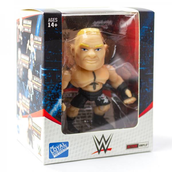 WWE Wrestling Vinyl 8 cm Minifigur mit Zubehör: Brock Lesnar