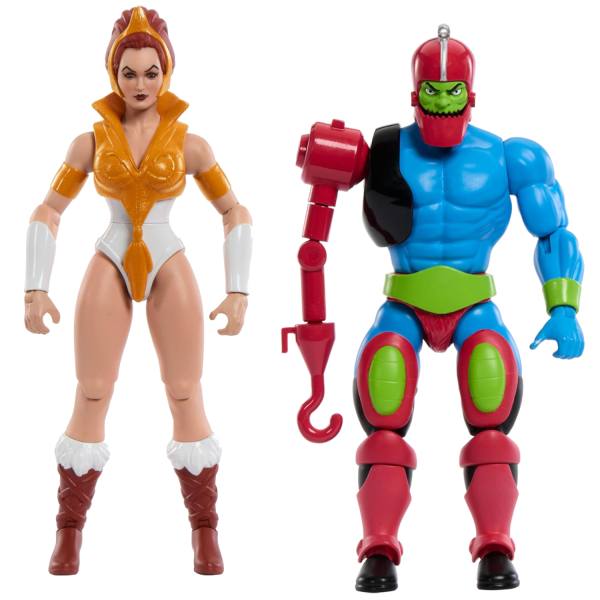 Masters of the Universe Origins 14 cm Figur Wave 17: Trap Jaw & Teela (Cartoon Collection)