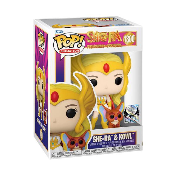 Funko POP! Masters of the Universe 9 cm Vinyl Figur: She-Ra with Kowl