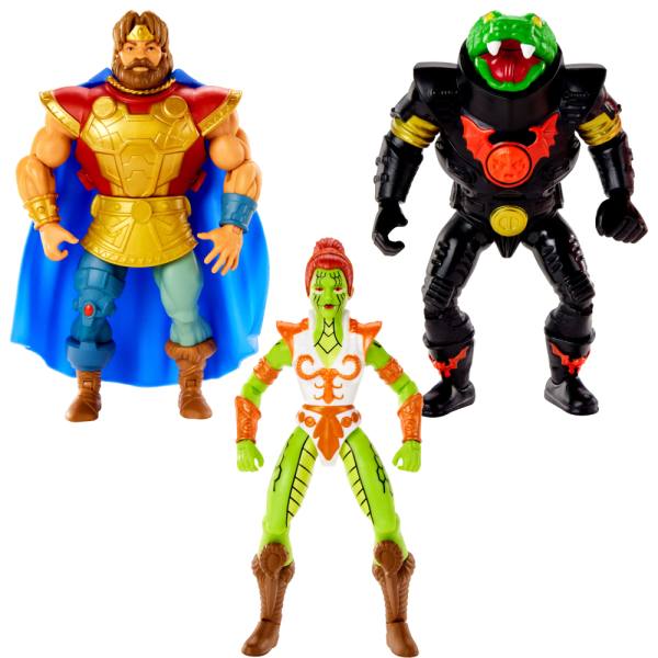 Masters of the Universe Origins Wave 13 Figuren: King Randor, Snake Teela & Snake Trooper