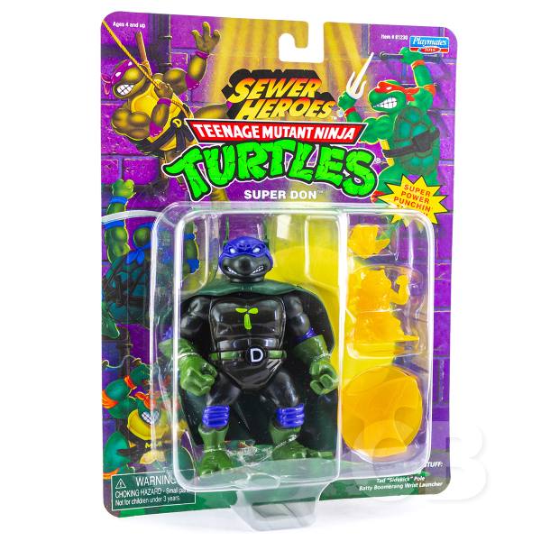 Teenage Mutant Ninja Turtles Sewer Heroes Figur: Super Don