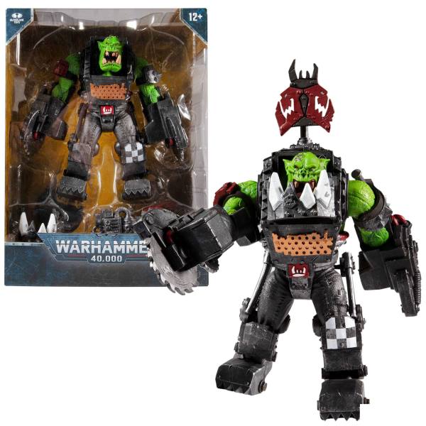 McFarlane Warhammer 40k 30 cm Action Figur: Ork Meganob with Buzzsaw