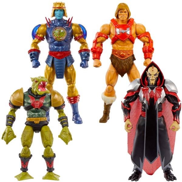 Masters of the Universe Masterverse Wave 13: T. P. He-Man | Sy-Klone | Leech | Hordak