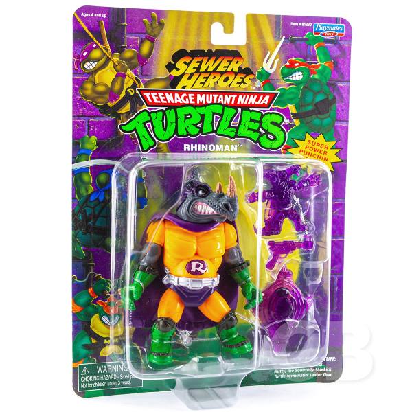 Teenage Mutant Ninja Turtles Sewer Heroes Figur: Rhinoman