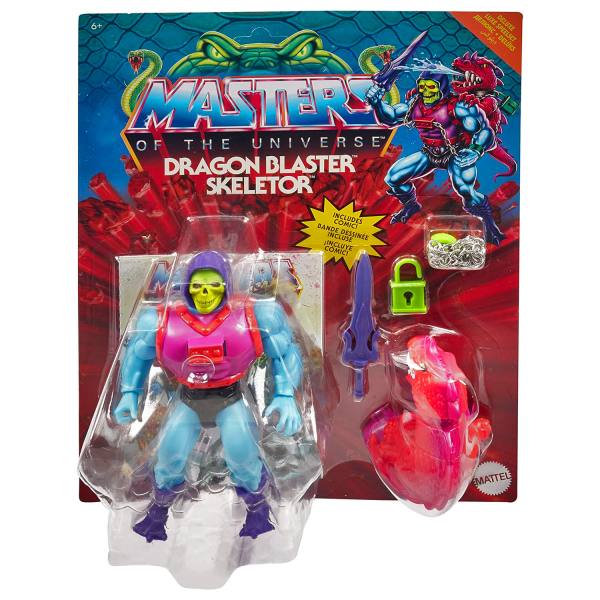 Masters of the Universe Origins 14 cm Deluxe Figur: Dragon Blaster Skeletor