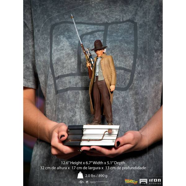 Iron Studios Zurück in die Zukunft III Art Scale 25 cm Statue: Doctor Brown
