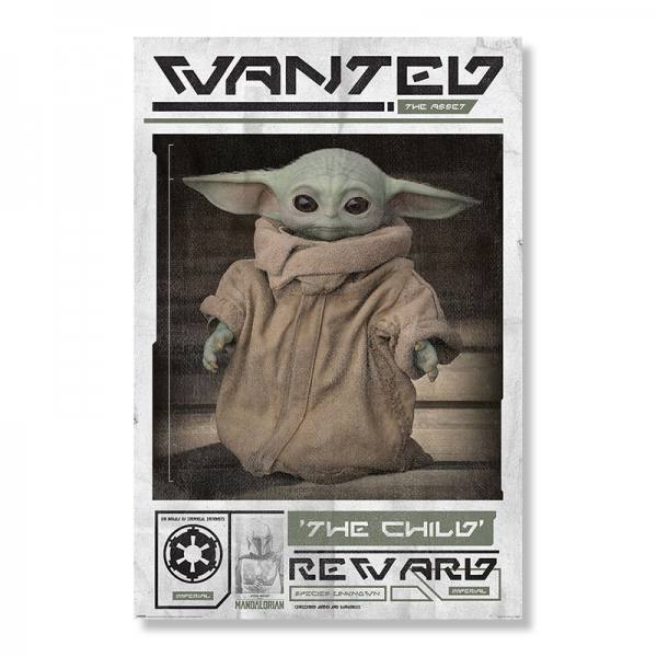 Star Wars The Mandalorian Poster 61 x 91 cm: The Child Baby Yoda Wanted