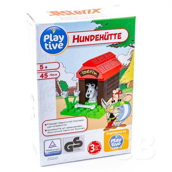 Playtive Clippys Asterix & Obelix Klemmsteine: Hundehütte 45-teilig