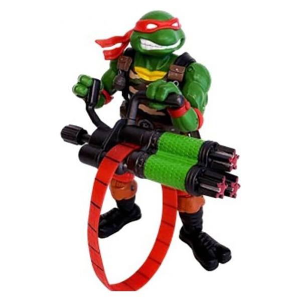 Teenage Mutant Ninja Turtles x G.I. Joe 12cm Action Figur: Raphael x Roadblock