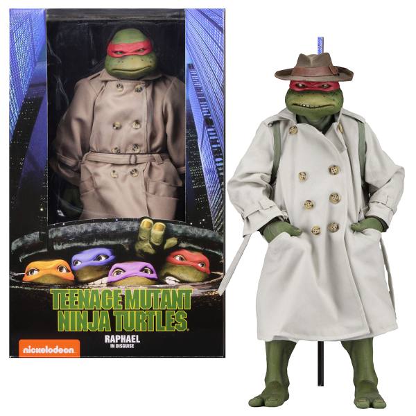 NECA Teenage Mutant Ninja Turtles 40 cm Deluxe 1/4 Action Figur: Raphael in Disguise