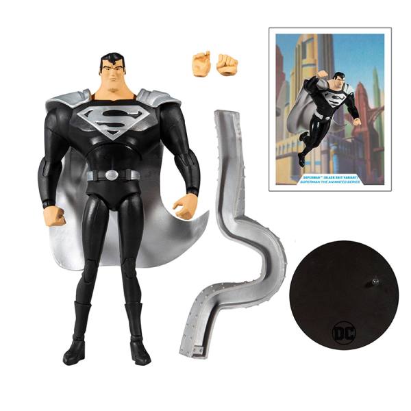 McFarlane DC Multiverse 18 cm Action Figur: Superman Black Suit Variant (Superman: The Animated Seri
