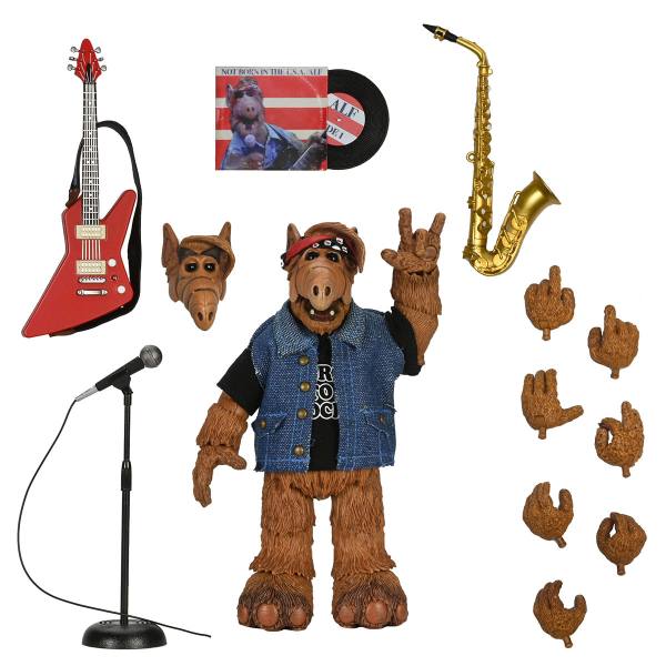 NECA Alf - Der Außerirdische 18 cm Ultimate Action Figur: Alf - Born to Rock