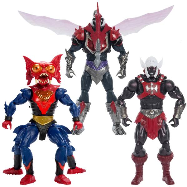 Masters of the Universe Masterverse Wave 19 Figuren: Anti Eternia He-Man | Mantenna | Mosquitor