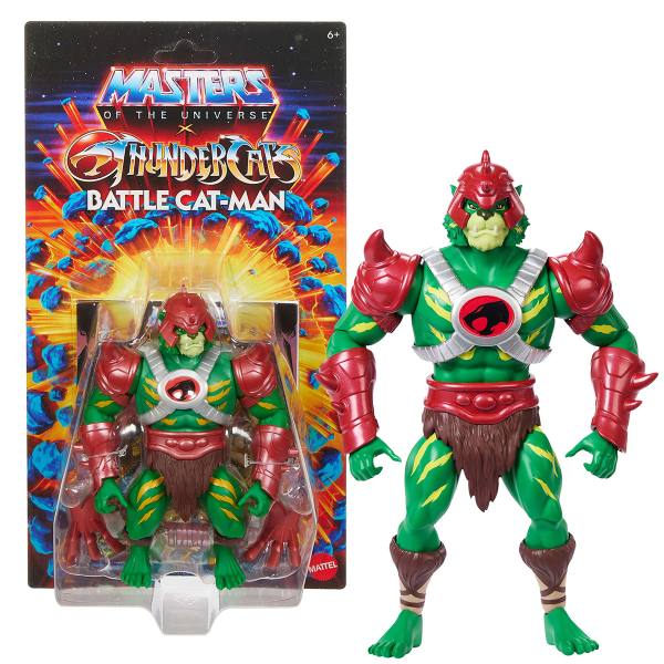 Masters of the Universe X Thundercats 14cm Action Figur Wave 1: Battle-Cat Man