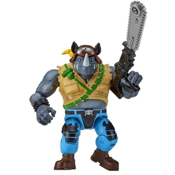 Teenage Mutant Ninja Turtles x G.I. Joe 12cm Action Figur: Rocksteady x Dreadnok Buzzer