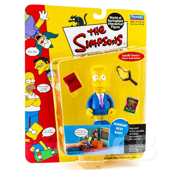 World of Springfiel Simpsons 12 cm Action Figur Serie 2: Sunday Best Bart