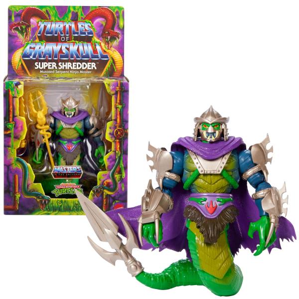 Turtles of Grayskull MOTU & TMNT 14cm Action Figur: Super Shredder