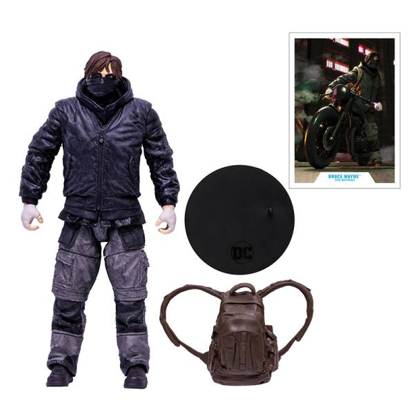 McFarlane DC Multiverse 18 cm Action Figur: Bruce Wayne Drifter (The Batman Movie)