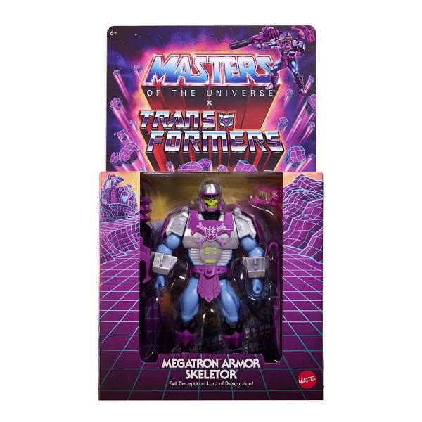 Masters of the Universe x Transformers 14cm Action Figur: Megatron Armor Skeletor