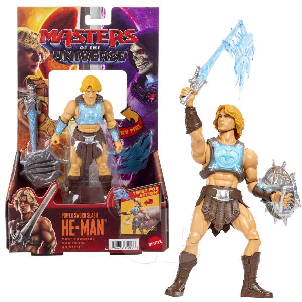 Masters of the Universe 2026 Movie 14 cm Action Figur: Power Sword Slash He-Man