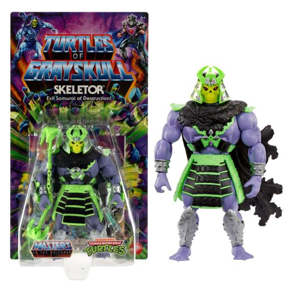 Turtles of Grayskull MOTU & TMNT 14cm Action Figur Wave 3: Skeletor