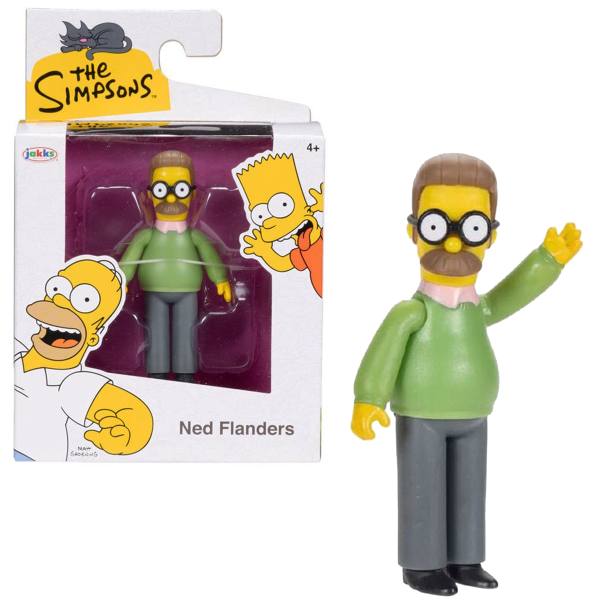 JAKKS Pacific Simpsons 7 cm Action Figur Wave 1: Ned Flanders