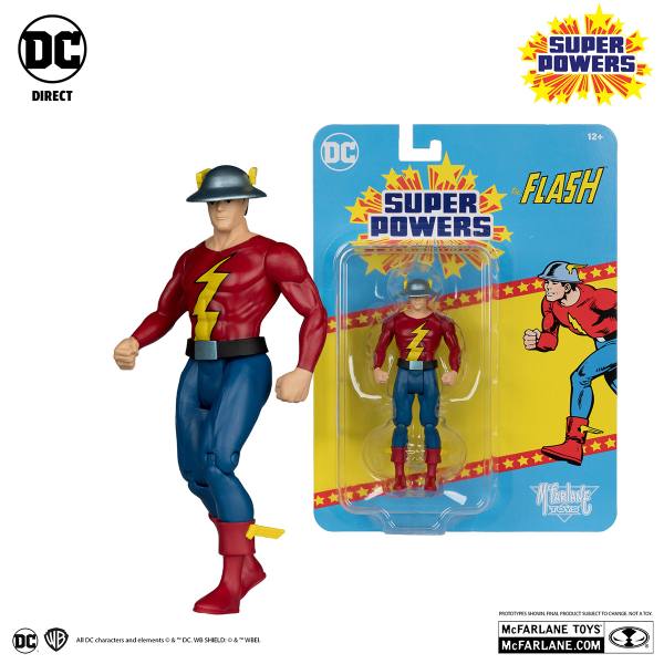 McFarlane Super Powers DC Direct 13 cm Wave 10 Figur: The Flash (Jay Garrick)