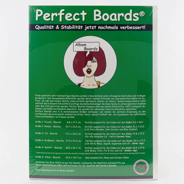 Perfect Comic Backing Boards für Alben / Magazine (100 Boards)