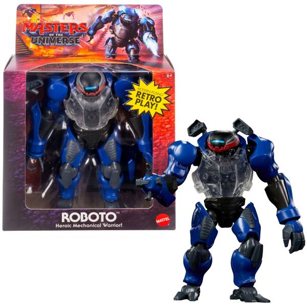 Masters of the Universe Origins 14 cm Figur: Deluxe Roboto (Movie 2026)