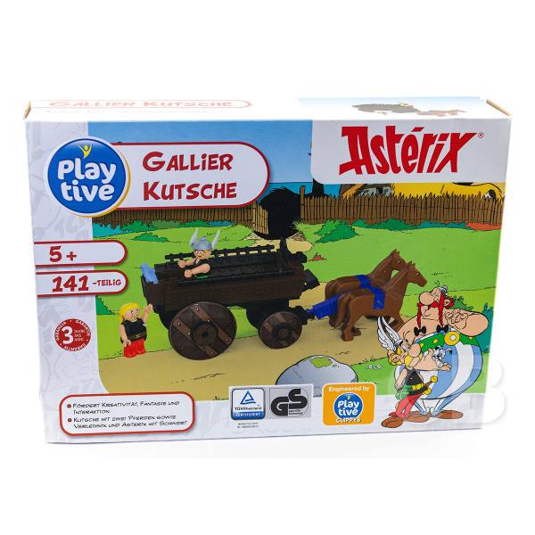 Playtive Clippys Asterix & Obelix Klemmsteine: Gallier Kutsche 141-teilig