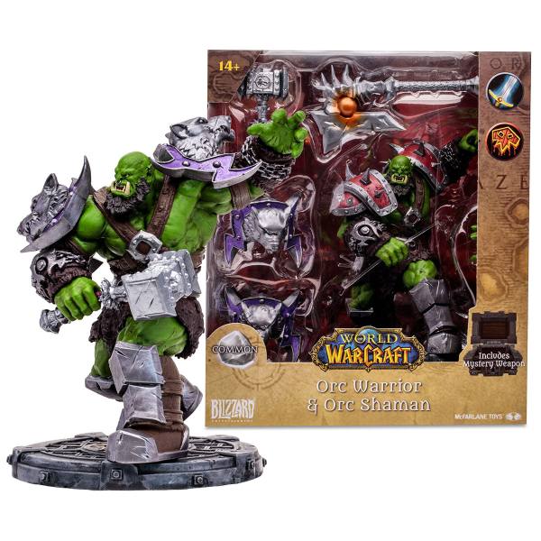 McFarlane World of Warcraft Action Figur 15 cm: Orc Shaman Warrior