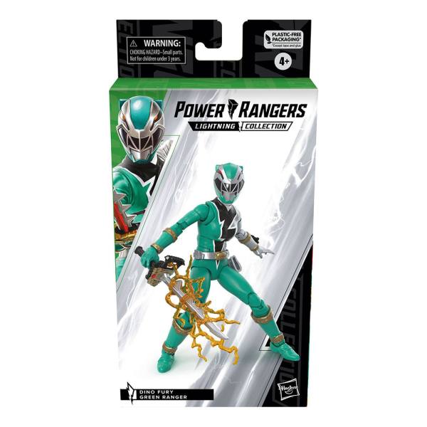 Power Rangers Lightning Collection 15cm Figur: Dino Fury Green Ranger