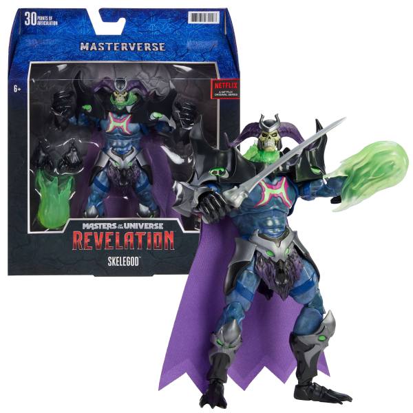 Masters of the Universe Masterverse 18cm Deluxe Figur Revelation: Skelegod