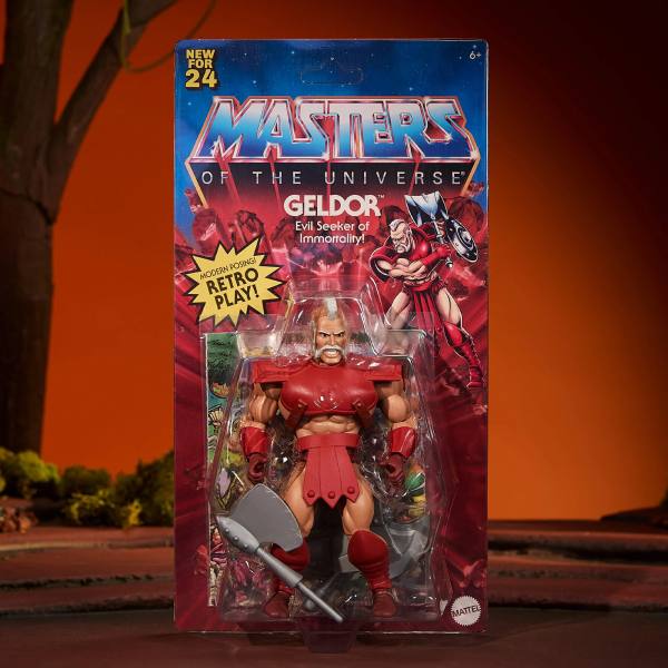 Masters of the Universe Origins 14 cm Action Figur: Geldor (Exklusive)
