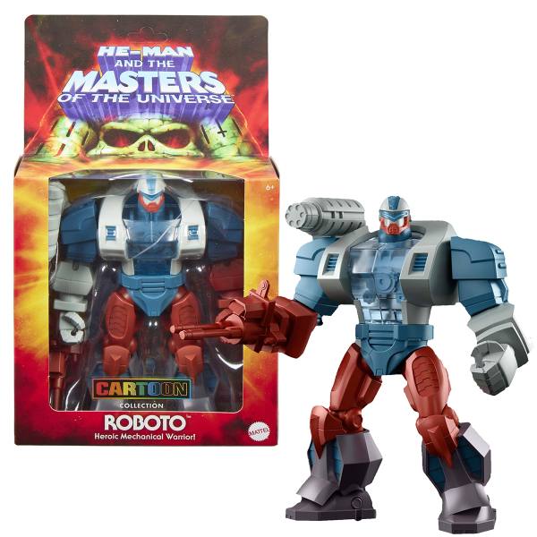 Masters of the Universe Origins 14 cm Figur Wave 29: Deluxe Roboto (200X / Cartoon)