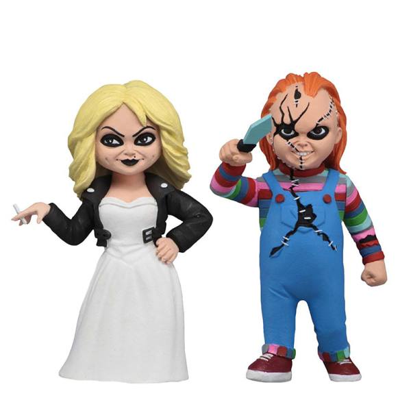 NECA Toony Terrors 15 cm Figuren Doppelpack: Chucky & Tiffany (Chucky und seine Braut)