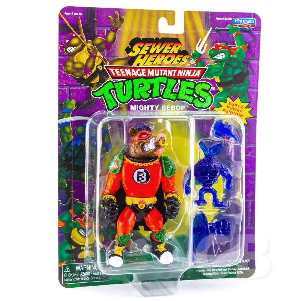 Teenage Mutant Ninja Turtles Sewer Heroes Figur: Mighty Bebop