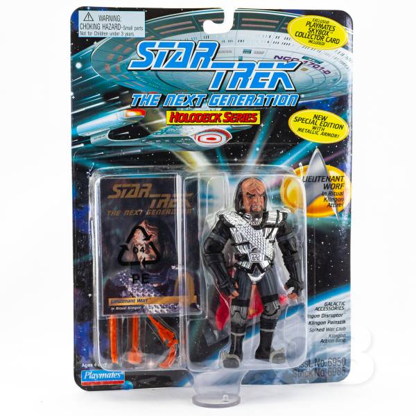 Star Trek The Next Generation Holodeck Series Action Figur: Leutenant Worf
