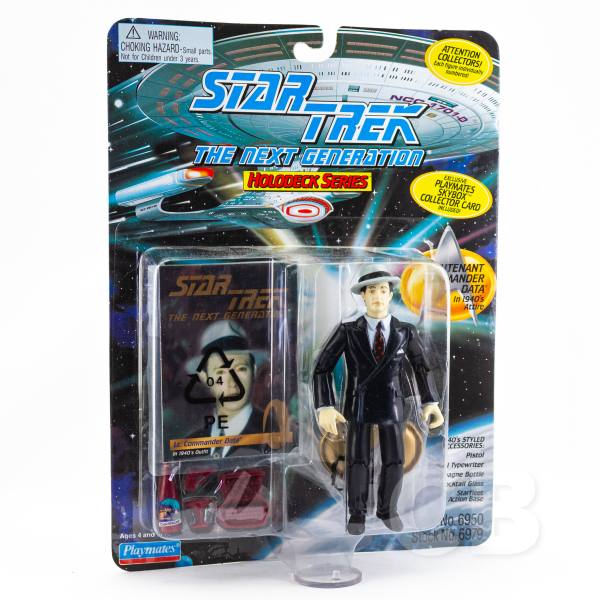 Star Trek The Next Generation Holodeck Series Action Figur: Data in 1940s Styled
