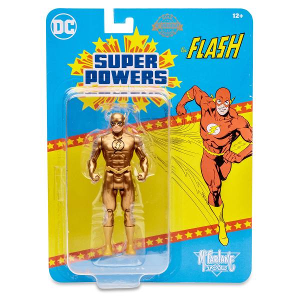 McFarlane Super Powers DC Direct 13 cm Wave 6 Figur: The Flash (Gold Variant)