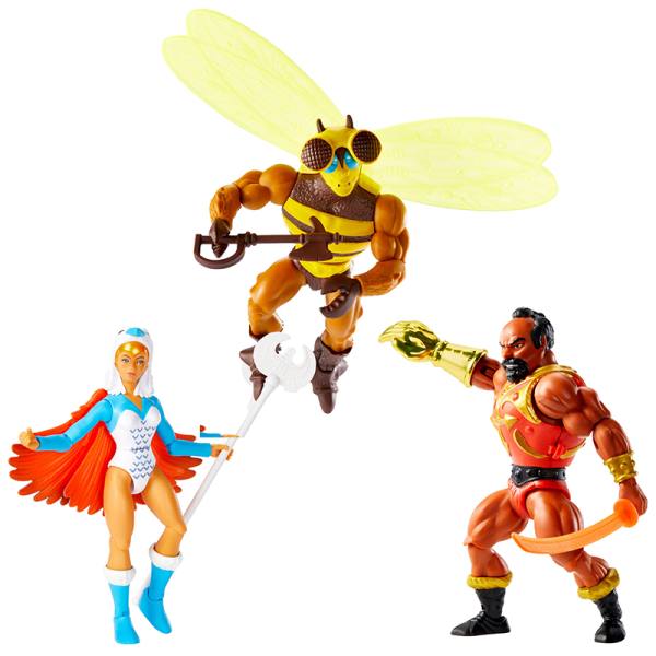 Masters of the Universe Origins Wave 7 Figuren: Buzz-Off, Jitsu und Sorceress