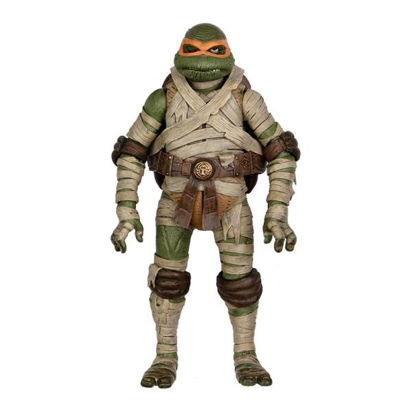 NECA Universal Monsters x TMNT Ultimate 18 cm Action Figur: Michelangelo as The Mummy