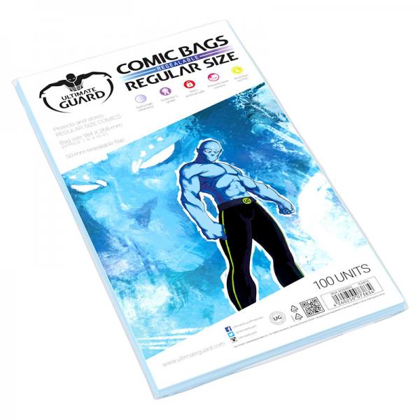 Ultimate Guard Comic Hüllen Bags zum Archivieren: Regular Size (wiederverschließbar)