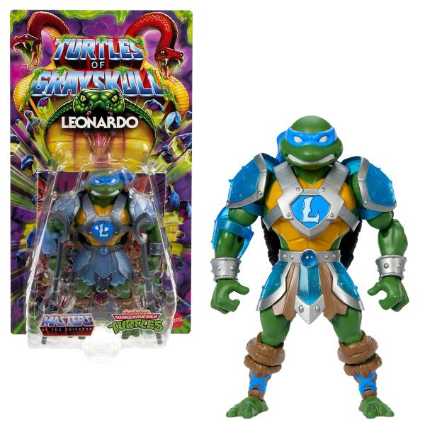Turtles of Grayskull MOTU & TMNT 14cm Action Figur Wave 6: Leonardo