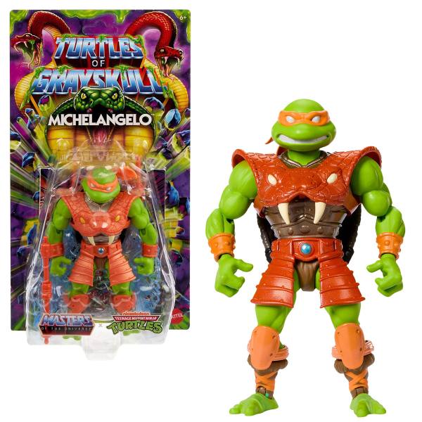 Turtles of Grayskull MOTU & TMNT 14cm Action Figur Wave 6: Michelangelo