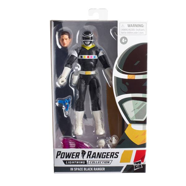 Power Rangers Lightning Collection 15cm Figur Wave 3: In Space Black Ranger (E8963)