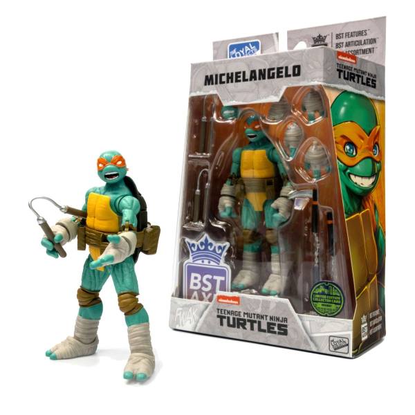 Teenage Mutant Ninja Turtles BST AXN 13cm Action Figur: Michelangelo (IDW Comics)