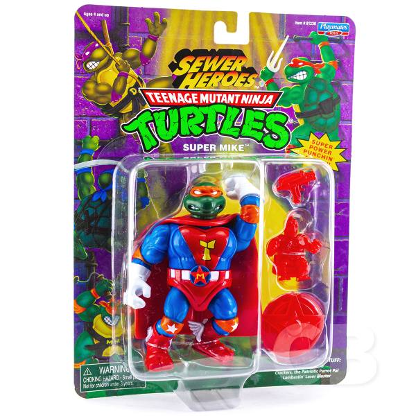 Teenage Mutant Ninja Turtles Sewer Heroes Figur: Super Mike