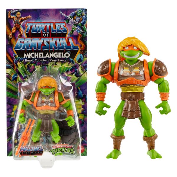 Turtles of Grayskull MOTU & TMNT 14cm Action Figur Wave 3: Michelangelo