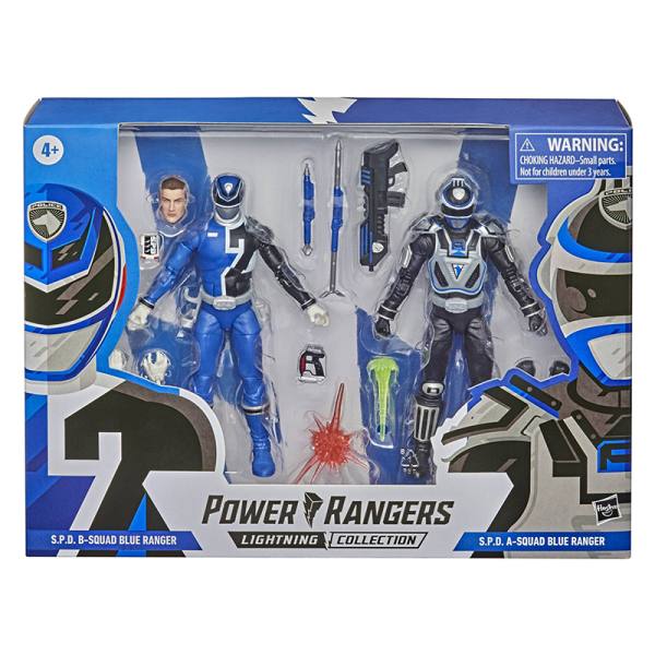Power Rangers Lightning Collection 15cm Doppelpack Figuren Wave 1: S.P.D. B-Squad Blue Ranger vs. S.